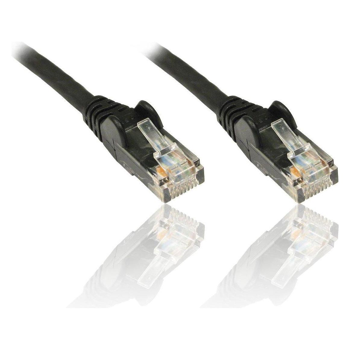 PremiumCord Patch cable UTP RJ45-RJ45 CAT6 0.5m black (CAT6, 0.50 m) (SP6UTP005C)