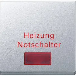 Merten MEG3327-0460 Wippe für Heizungs-Notschalter, aluminium, System M MEG33270460
