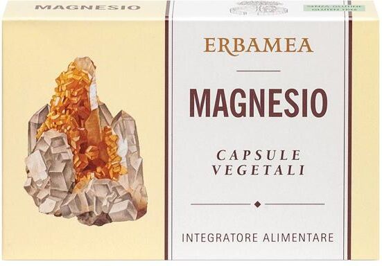Erbamea Magnesio Integratore Alimentare per Stress e Fatica, 24 Capsule