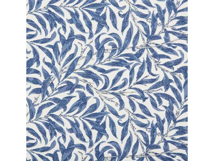Jakobsdals Ramas stof Blauw-wit