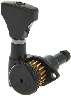 Hipshot Grip-Lock Guitar Tuner BK L Schwarz
