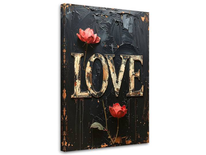 Feeby Leinwandbild Inschriften und Zitate 80x120cm, Schwarz, Sprichwort/Zitat, Rechteckig, 80x120 cm, Bilder & Rahmen, Bilder, Leinwandbilder