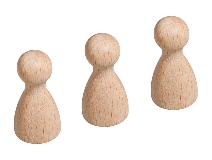 Rayher Rohholz-Figurenkegel 2.8 cm 10 Stück