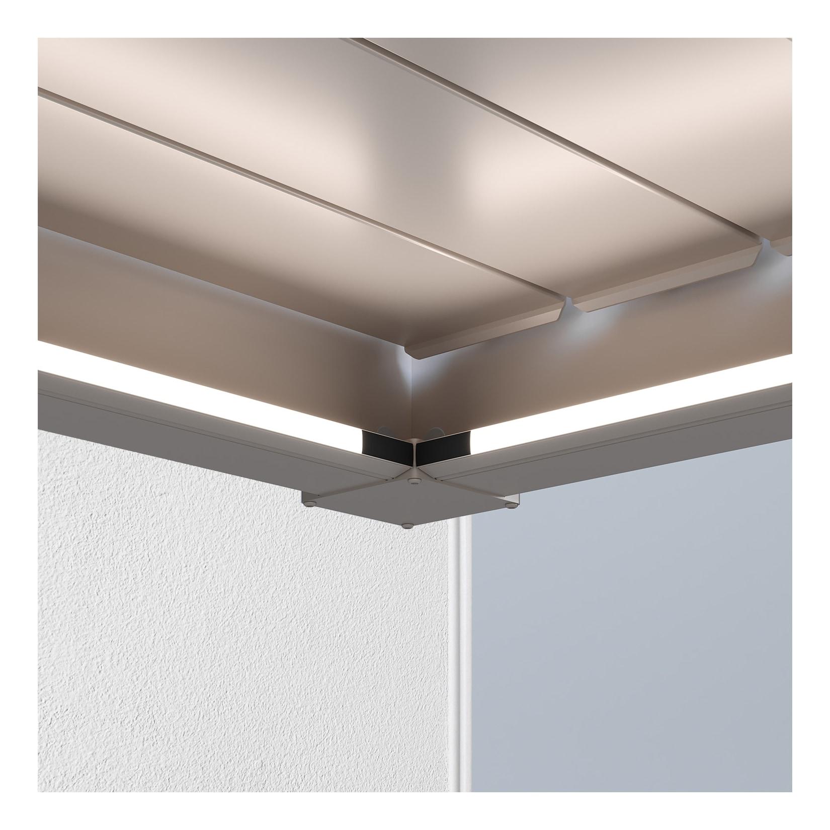 Weide Led Kit 10 Größe Weiß Für Weide Wandpergola3.6 X 7.2 Meter