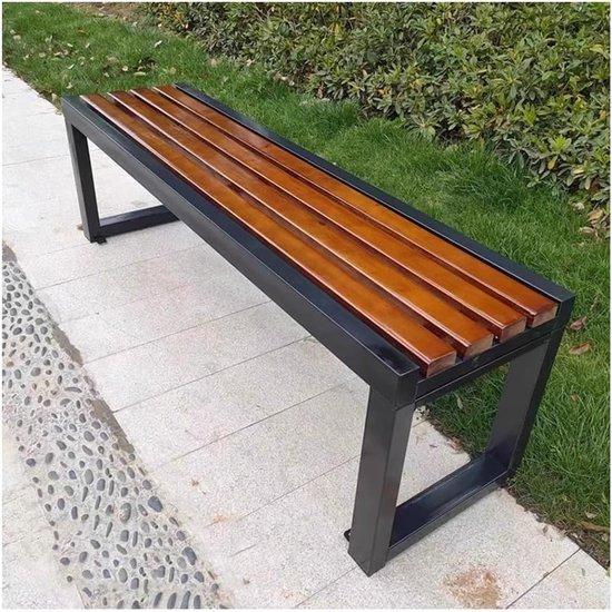 Famanu Gartenbank - Robuste Konstruktion - 150 cm Breite - Braun