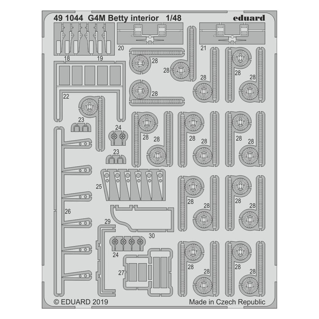 Eduard G4M Betty interior for Tamiya (491044)