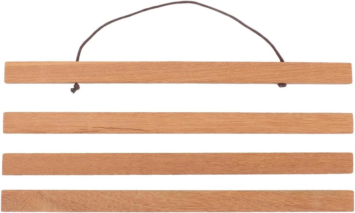 Magnetische Posterhanger Houten Ophangframe Houtkleur 30 cm