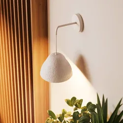 OSRAM Wandleuchte Camel Bell weiß aus Metall und Pappmaschee E14