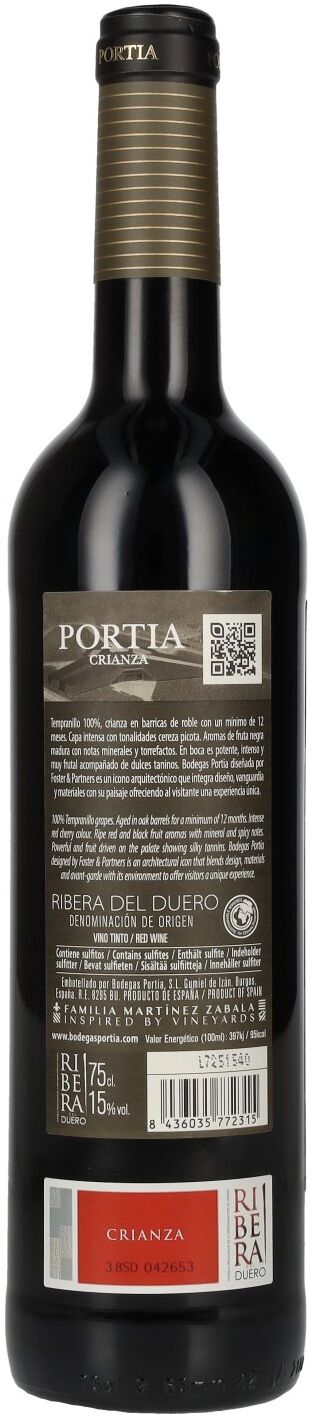Bodegas Portia Portia Crianza Ribera del Duero 2022 15% Vol. 0,75l