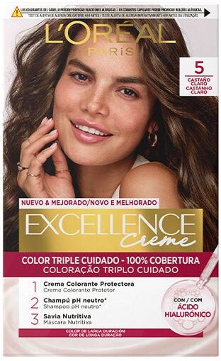 Tinte Excellence Creme 5 Castaño Claro