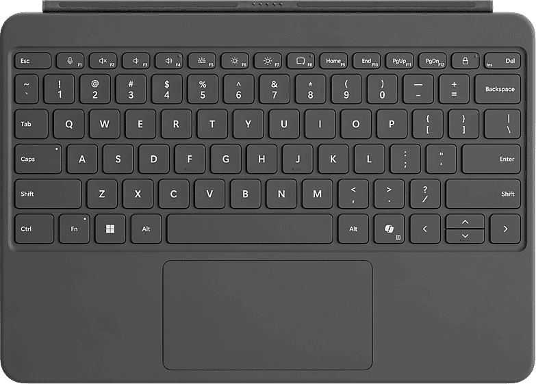 Teclado - Microsoft Surface Pro 12", Conexión Magnética, Retroiluminación, Slate