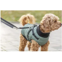 Trixie Pontis coat with harness, M: 45 cm, sage (M, Hundemantel), Hundemantel
