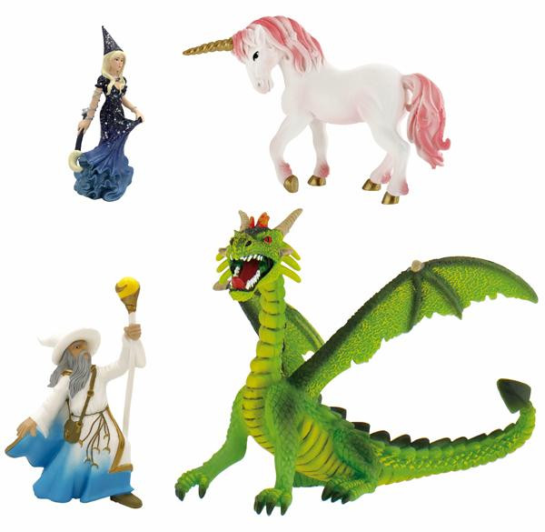 Weplay Eduplay Speelset Magisch Bos - Kartonnen speelfiguren set van 4