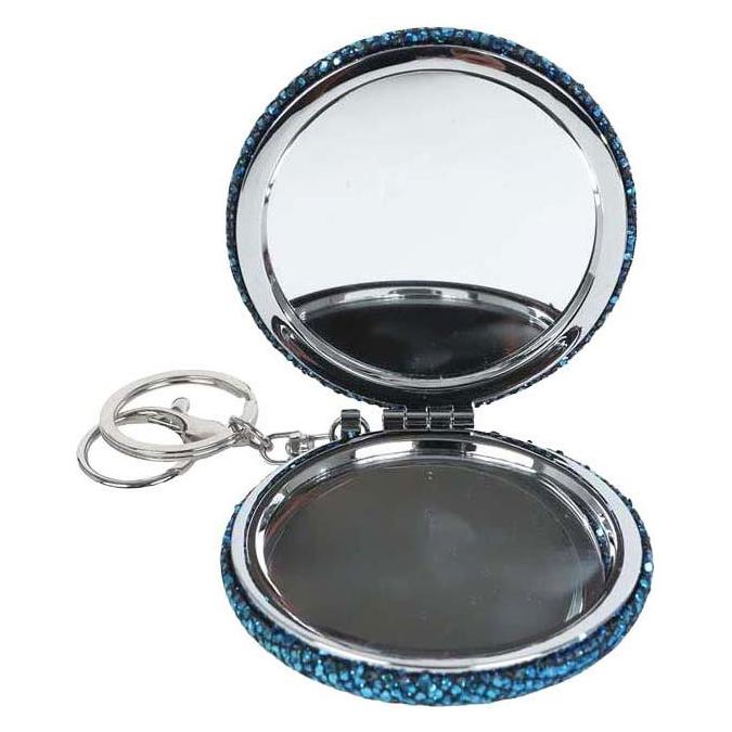 Hippo Glamouröser Spiegel mit Diamanten, 3 Stück, sortiert, 7,5 cm (70727488)