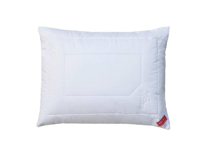 Hefel Textil Polster, Weiß, Füllung: Viskoelastischer Kern,Faserbällchen, Polyethersulfon (Pes), Bambus, 70x90 cm, Aloe Vera versiegelt, weich und anschmiegsam, atmungsaktiv, mit Reißverschluss, Heimtextilien, Kopfpolster & Bettdecken, Kopfkissen, Kopfpolster