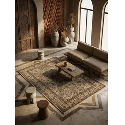 Kurzflorteppich GEISLER, orientalisch, aus Polypropylen, Beige, 160 x 230 cm