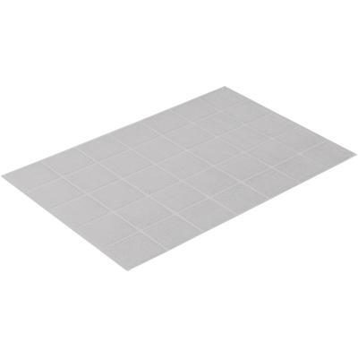 Badematte VOSSEN "»Pratos«", grau (light grau), H:12mm, Baumwolle, Badematten, Badematte, Badteppich, Uni Farben, Rauten Design