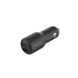Belkin Kfz Ladegerät 42 W USB-A, USB-C® USB PD Schwarz KFZ USB Power Delivery (USB-PD) CCB005btBK