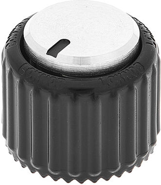 Daddario LokNob Large Black/Silver Schwarz