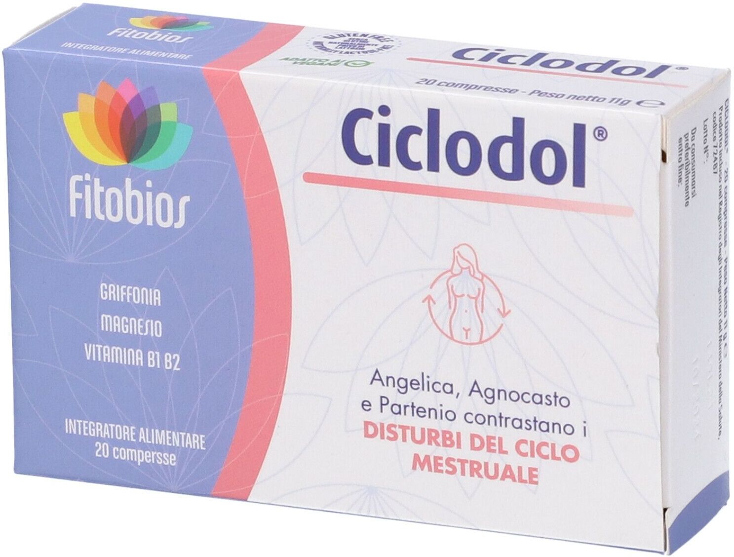 FITOBIOS Srl Fitobios, Ciclodol, 20 Compresse