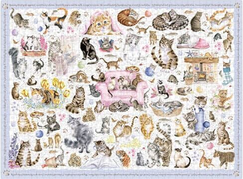 Wrendale Designs 'Feline Friends' Cat Jigsaw Puzzle