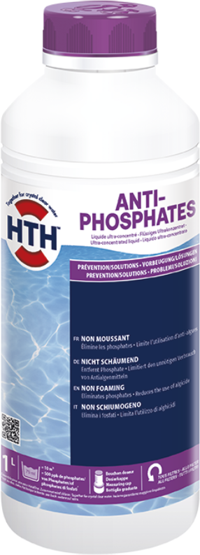 Anti-phosphates piscine hth - 1 litre
