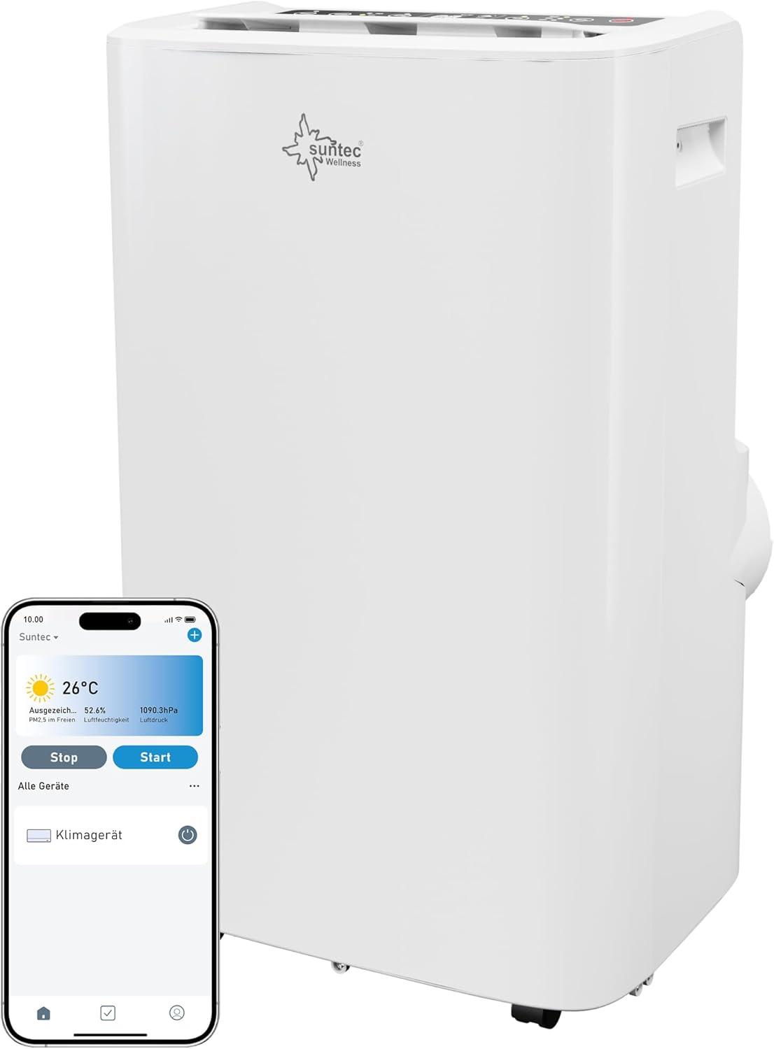 SUNTEC COOLFIXX 16.000 BTU mobiles Klimagerät mit TUYA App Steuerung - sehr Leistungsstark