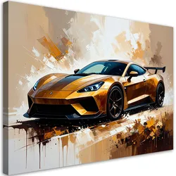 LEINWANDBILD Sportwagen 120x80cm