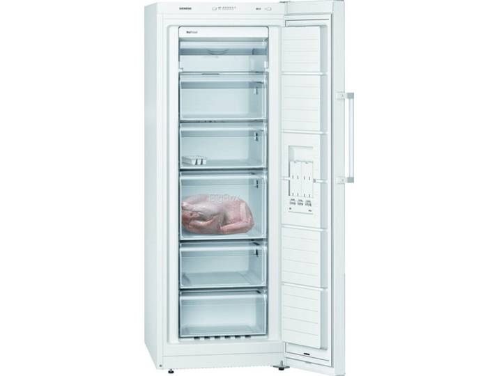 SIEMENS Gefrierschrank iQ300 GS29NFWEV, 161 cm hoch, 60 cm breit