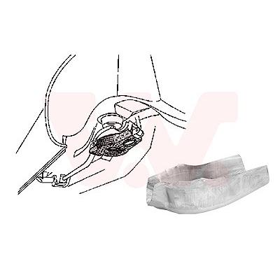 Van Wezel Federbeinblech, hinten, oben [Hersteller-Nr. 3755499] für Opel