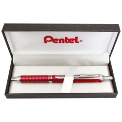 Pentel Gel-Tintenroller EnerGel Sterling BL407, silber