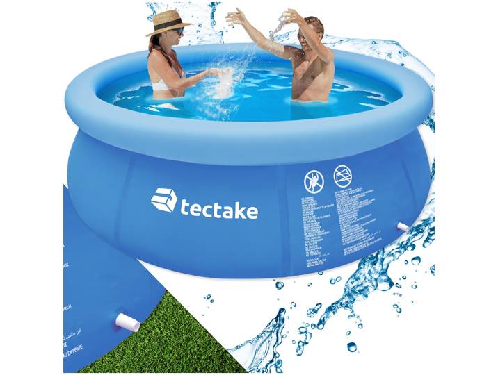 Piscine gonflable autoportée ronde Ø240 cm - bleu