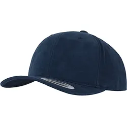 Flexfit Brushed Cotton Twill Mid-Profile Cap, navy
