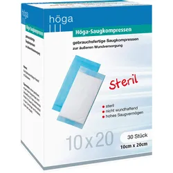 Höga-Saugkompressen Steril 10cmx20cm 30 ST