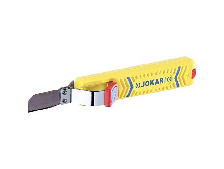 JOKARI J10281 - Cuchillo pelacables Secura Nº 28G con cuchilla recta (Ø 8-28 mm)