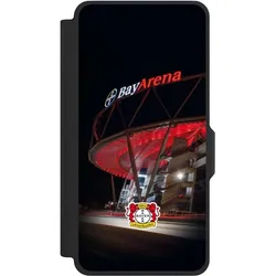 Nivocase Klapphülle für Samsung Galaxy S26+ Handyhülle aus Kunst Leder NIVOflip schwarz Bayer 04 Leverkusen (Samsung Galaxy S26+), Smartphone Hülle, Schwarz