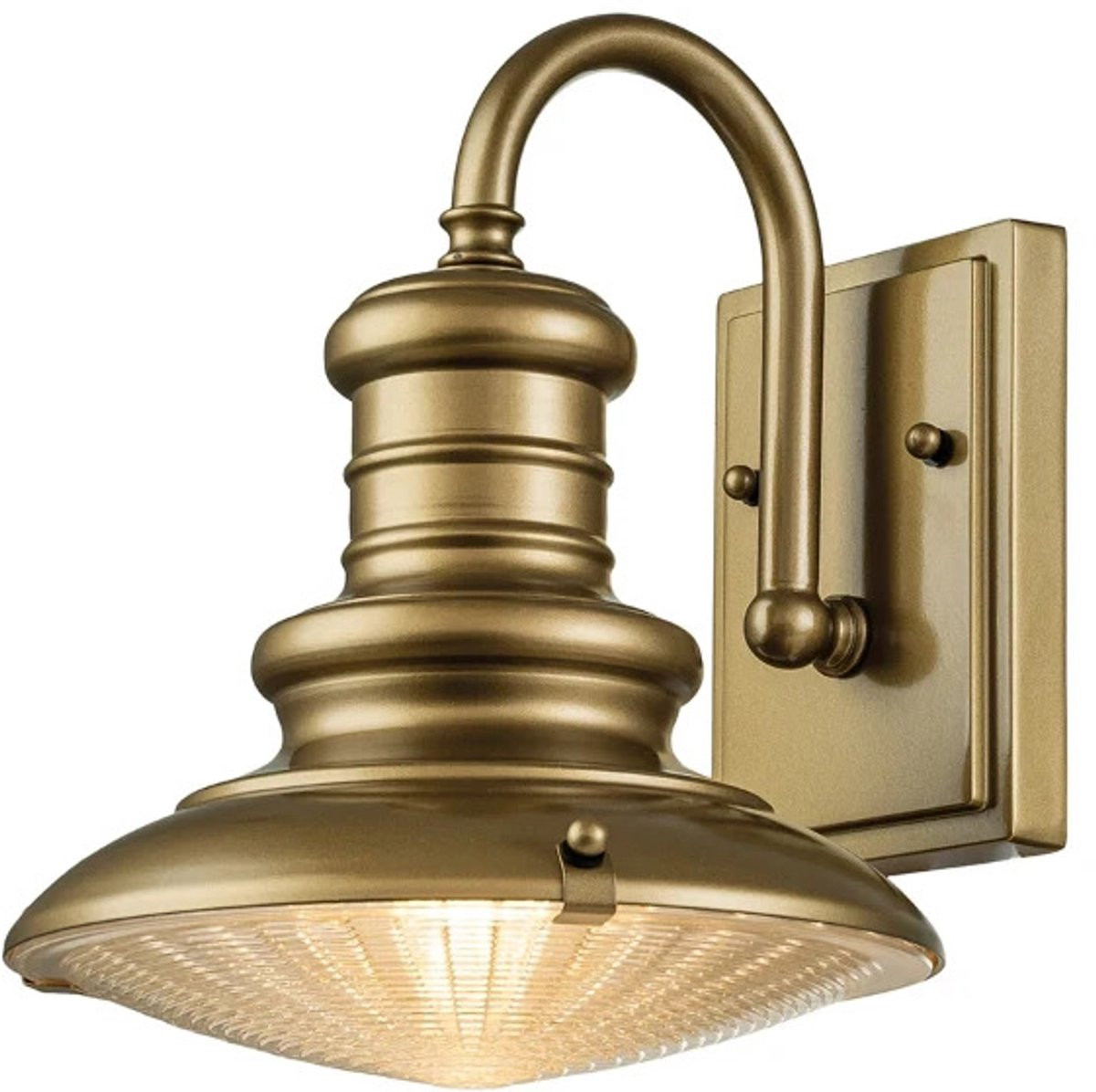 Feiss Redding Station LED Wandlamp voor Buiten, Painted Distressed Bronze