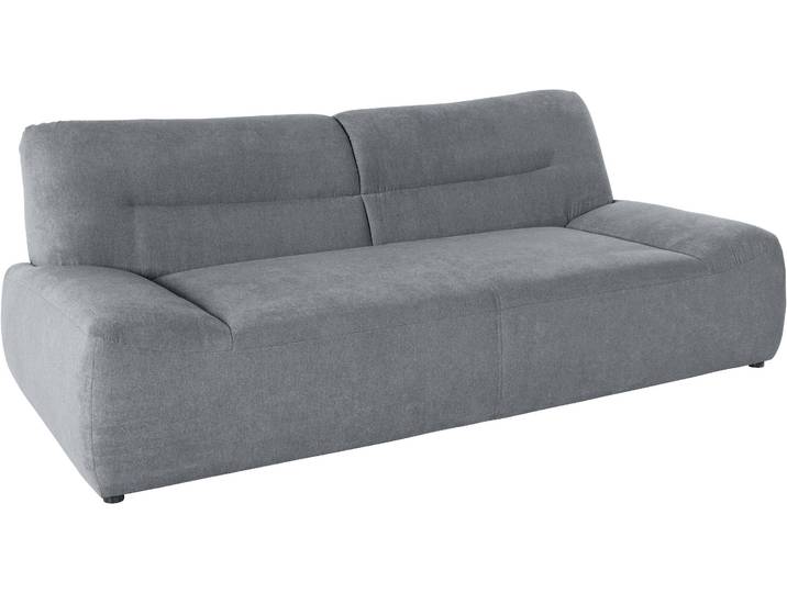 2,5-Sitzer DOMO COLLECTION Cesena modern, elegant und zeitlos, komfortabel, flache Armlehnen , grau (steel), B:224cm H:81cm T:109cm, Sofas, 2 5-Sitzer, fester Sitzkomfort
