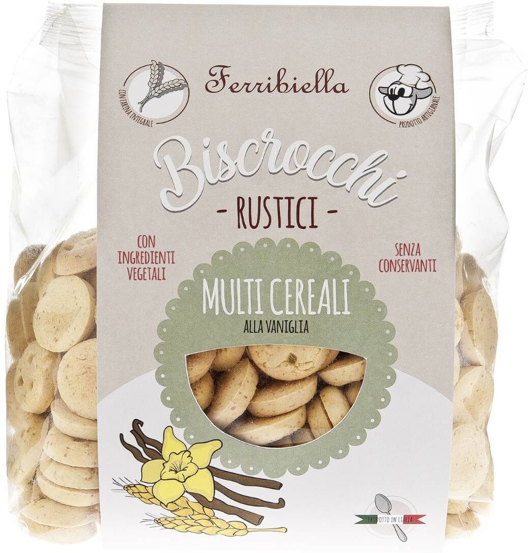Ferribiella Biscotti per Cani Biscrocchi Rustici Multi Cereali 800 g