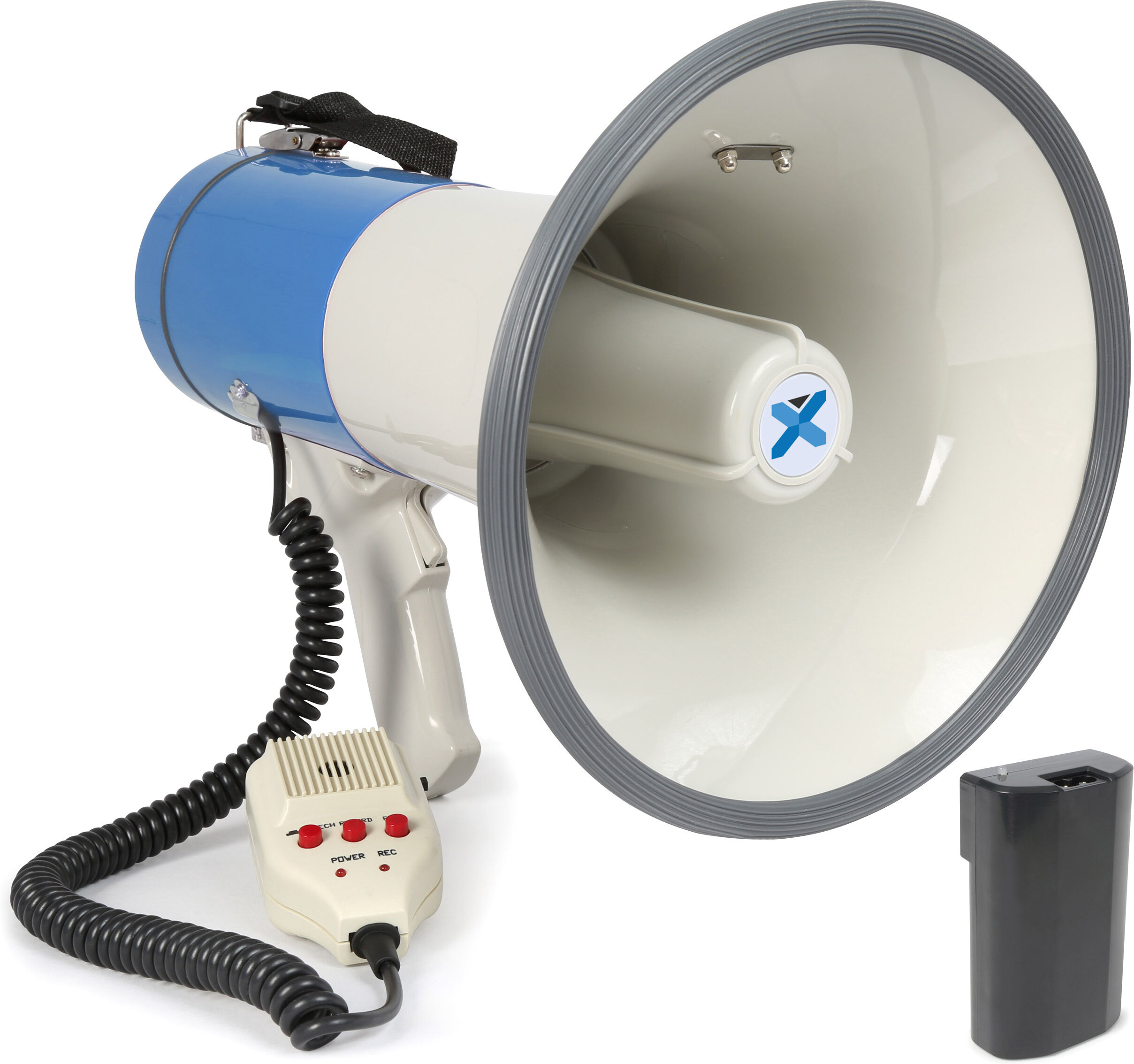Vonyx Meg065 Megaphon 65w Usb Sd Akku Aufnahme Sirene Mikrofon