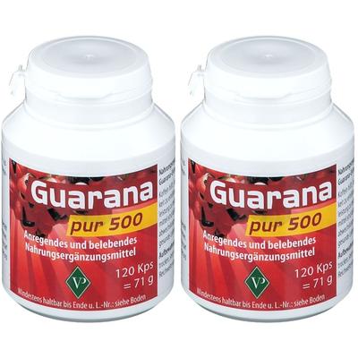 Guarana PUR 500 Kapseln 2x 2x120 St