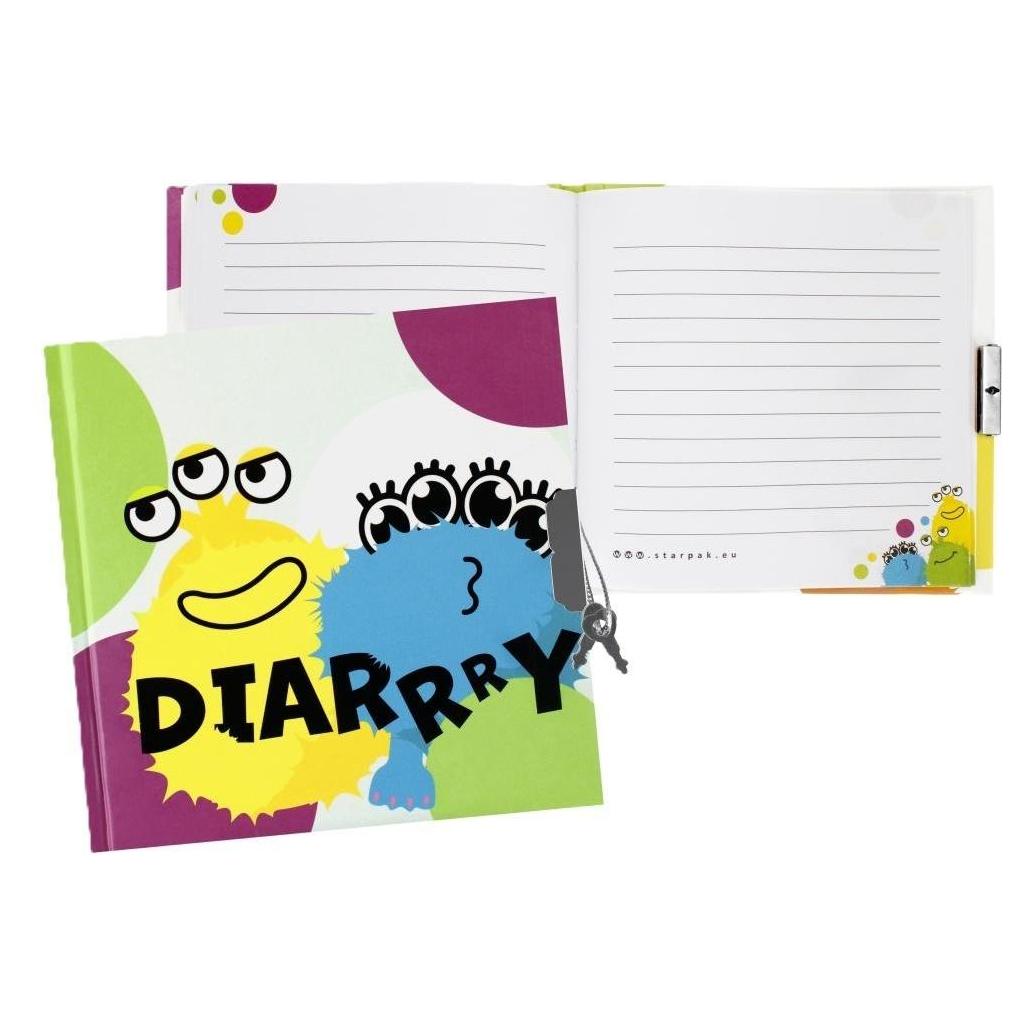 Starpak Monsters geschlossenes Tagebuch (Harter Einband) (47422488)