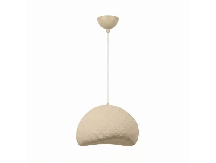 Lampe suspendue en métal Loval - 50 x 44 cm - Beige