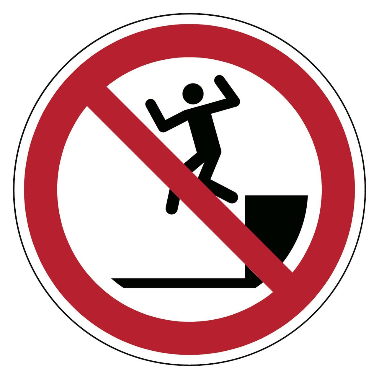Brady ISO Safety Sign - No jumping (P/P072/NT/PE-DIA315-1)