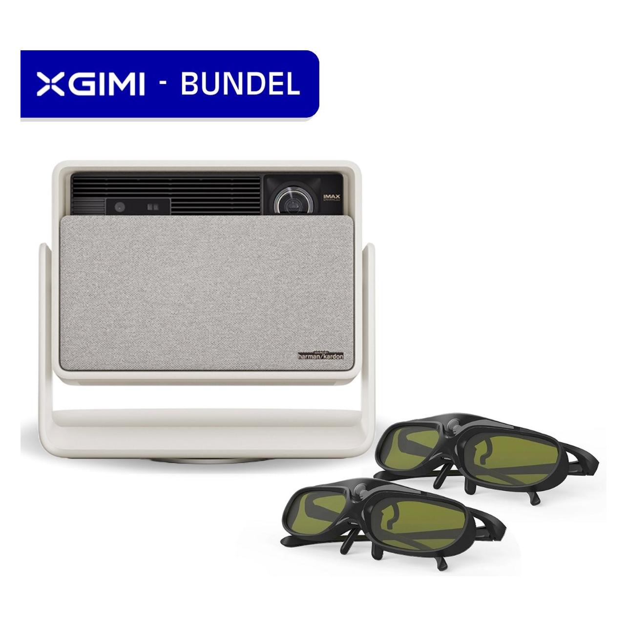 XGIMI Horizon S Max + 2x 3D Bril - 4K Smart-Projector - Beamer- IMAX Enhanced - Dolby (4K) (XM13Q)