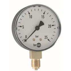 Syr - Sasserath Manometer 2000.00.907 G 1/4, 0-25 bar, mit senkrechtem Anschluss