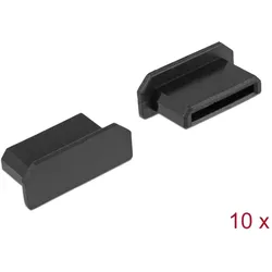 Delock Staubschutz für HDMI mini-C Buchse ohne Griff 10 Stück schwarz
