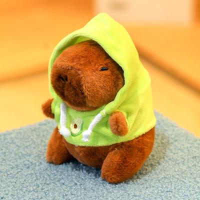 Modern Mode Marketplace Winged Capybara Plush Toy Cute Kawaii Stuffed Animal Gift green hoodie