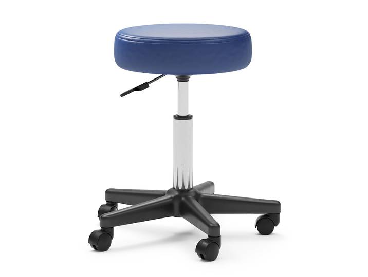 Rollhocker blau
