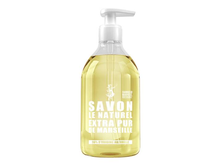 SAVON LE NATUREL Savon liquide de Marseille extra pur, antibactérien, 96 % d'origine naturelle, 500 ml